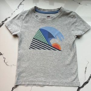 Tea Collection Geometric Wave SS Tee Shirt - 3T